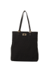 FF Zucca Tote, &pound;395, Handbags, Black, Fabric, Front view